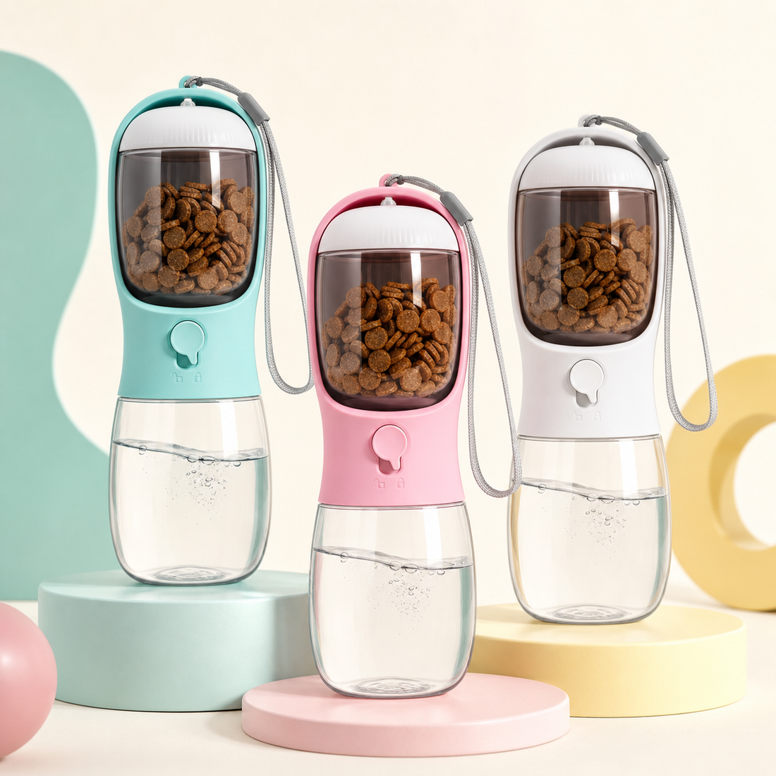 2 in 1 Portable Dog Water Bottle and Bowl