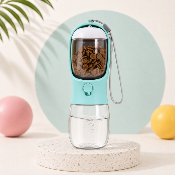 2 in 1 Portable Dog Water Bottle and Bowl