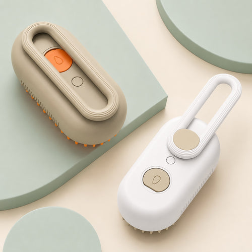 3-in-1 Steam Pet Grooming Brush